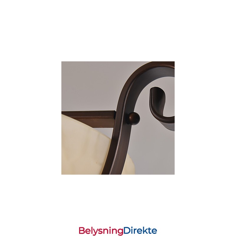 Rustikk Hytte Vintage Mini-Stil Maleri Metall Pendellampe