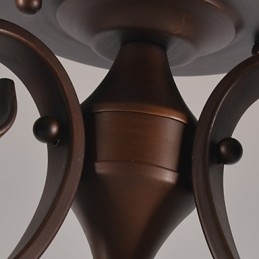 Rustikk Hytte Vintage Mini-Stil Maleri Metall Pendellampe