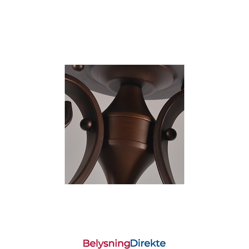 Rustikk Hytte Vintage Mini-Stil Maleri Metall Pendellampe