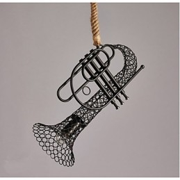 Amerikansk Landlig Hamp Blonder T Retro Dekorativ Lysekrone Lysekrone