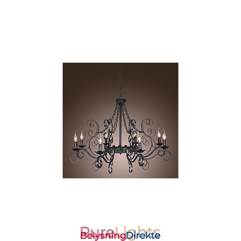 Tradisjonell Klassisk Stearinlysstil Andre Lysekrone