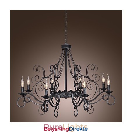 Tradisjonell Klassisk Stearinlysstil Andre Lysekrone