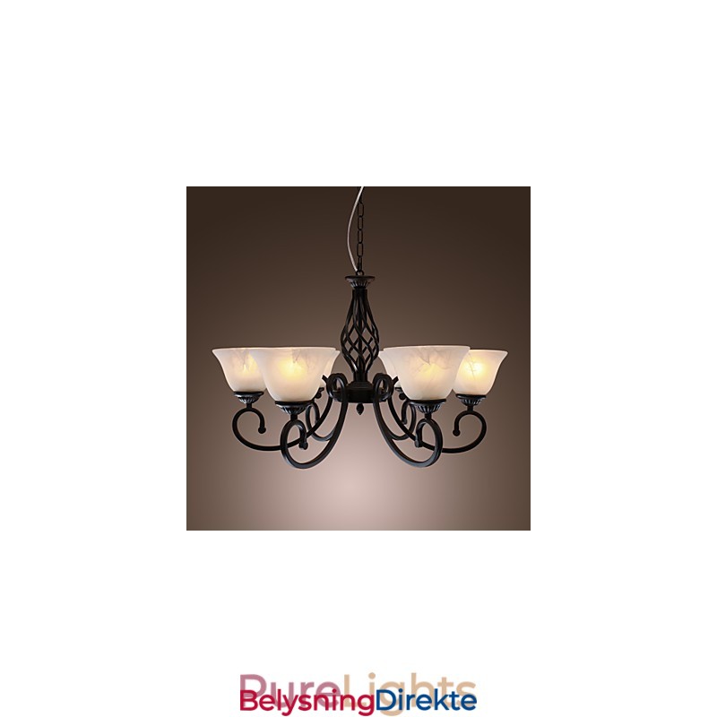 Tradisjonell Klassisk Stearinlysstil Andre Lysekrone