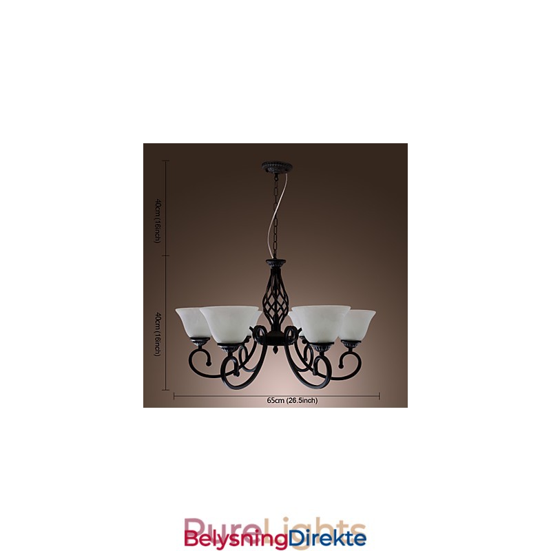 Tradisjonell Klassisk Stearinlysstil Andre Lysekrone