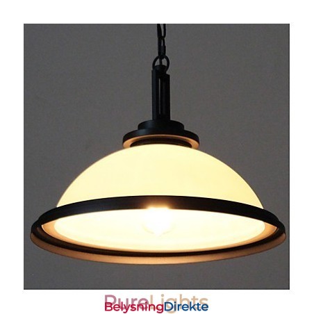 Pendellamper Rustikk Hytte Metallmaling Svart