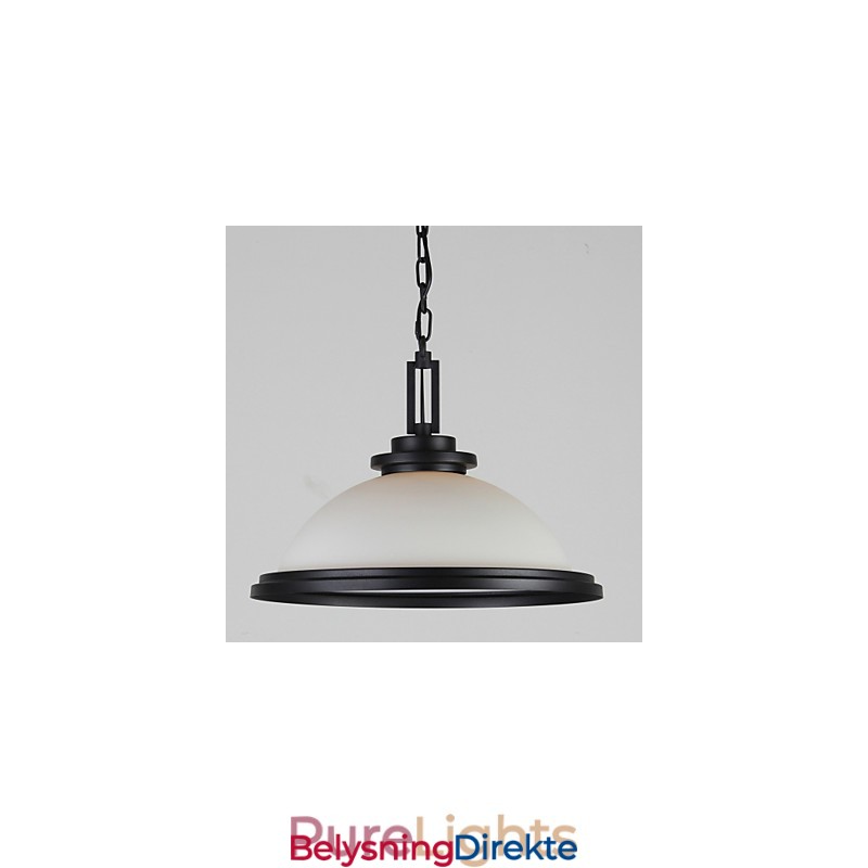Pendellamper Rustikk Hytte Metallmaling Svart