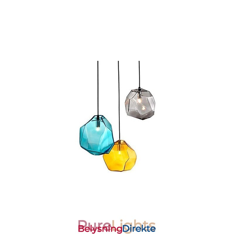 Kreativ Iskrystallglass Diamantanheng Kromatisk Droplight Lampelys