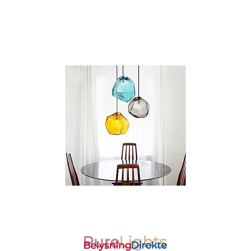 Kreativ Iskrystallglass Diamantanheng Kromatisk Droplight Lampelys