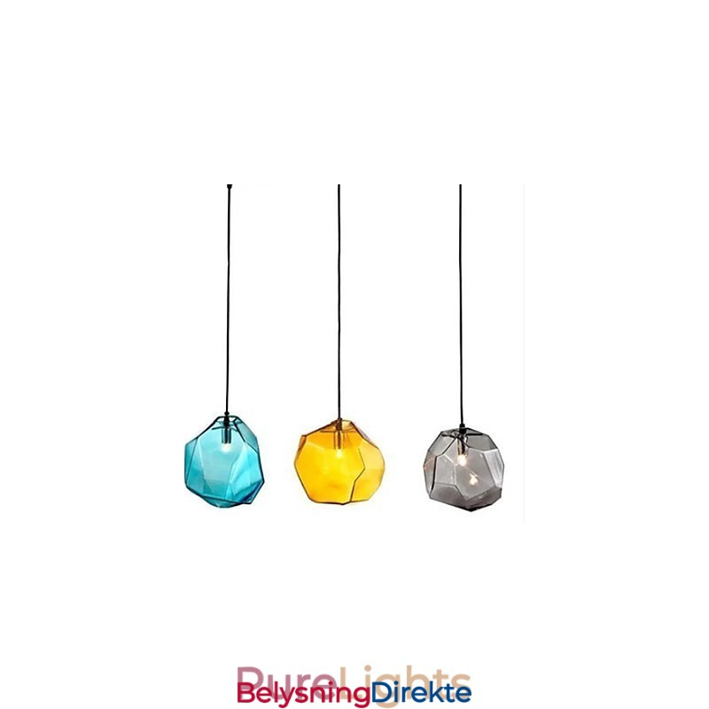 Kreativ Iskrystallglass Diamantanheng Kromatisk Droplight Lampelys