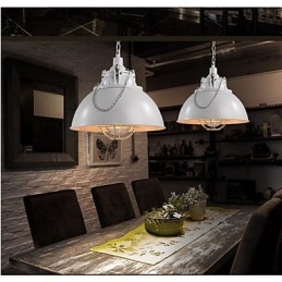 Metalljernlampe Med Enkelt Hode I Potte