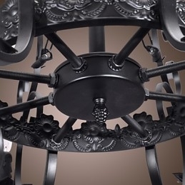 Tradisjonell Klassisk Stearinlysstil Andre Lysekrone