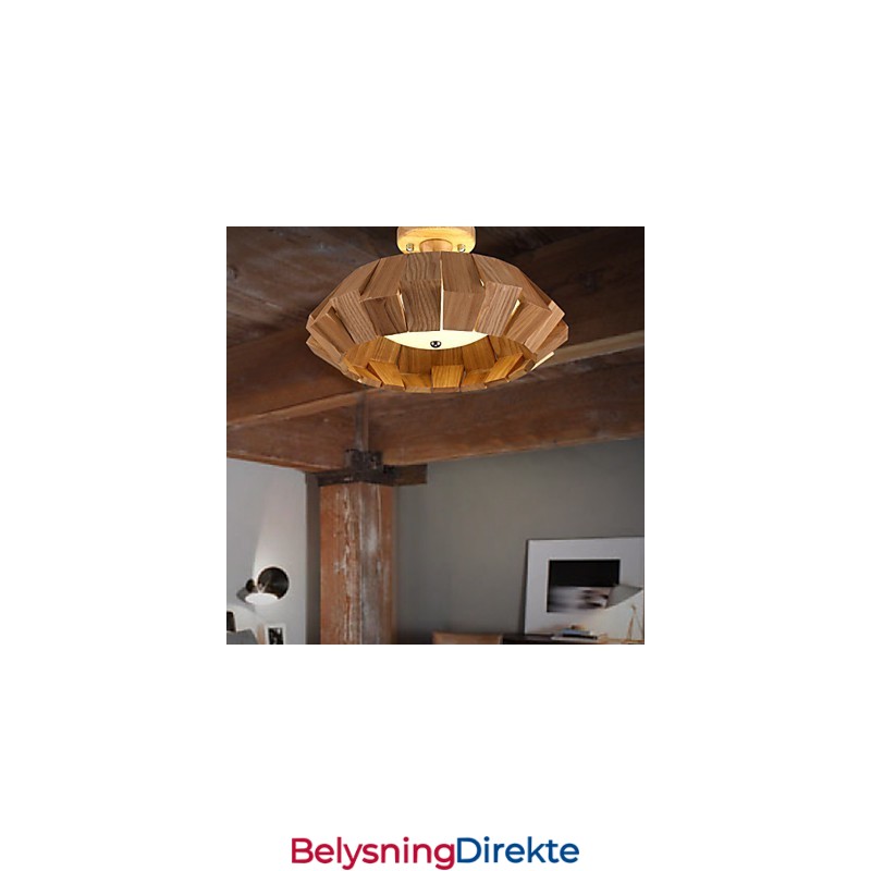 Moderne Samtids Landlig Ministil Andre Tre Bambus Pendellampe