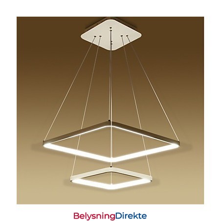 Moderne Design 4 Pendellampe Med To Ringer