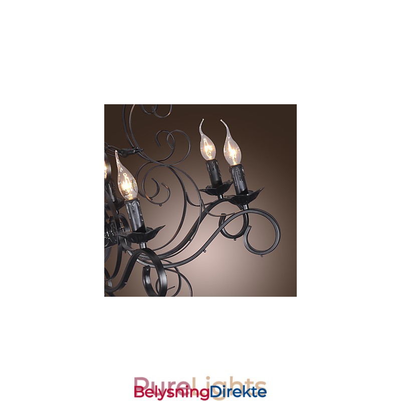 Tradisjonell Klassisk Stearinlysstil Andre Lysekrone