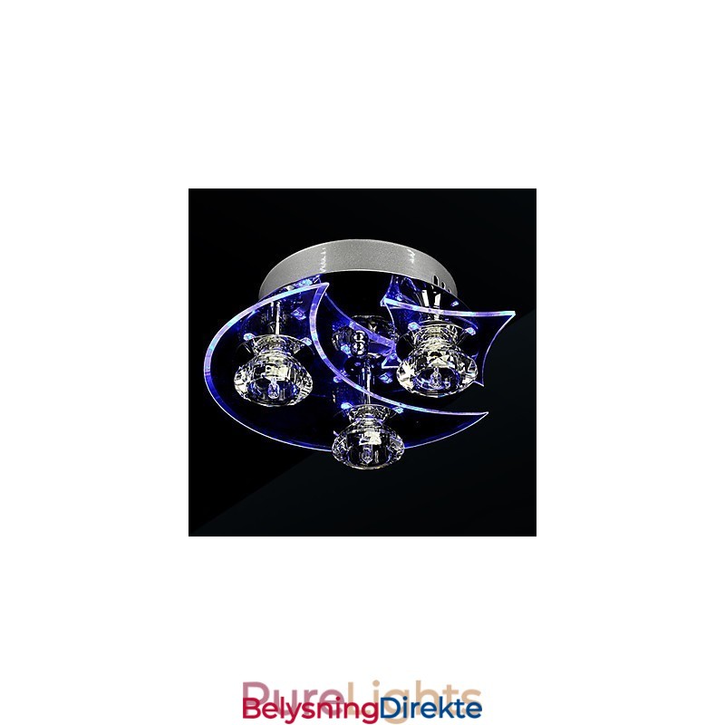 Lysekrone Moderne Krystall Living 3 Lys