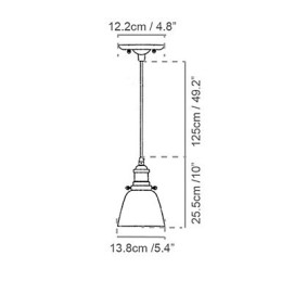 Pendellamper Tradisjonell Klassisk Vintage Retro Metall