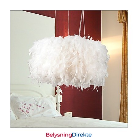 Hot Selling Dia Fashion Feather Lysekrone Moderne Lys