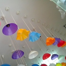 Enkelthodet Akryllinje Gjennomsiktig Skorsteinsdråpelampe Til Supermarked