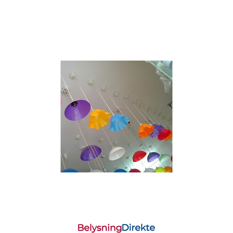 Enkelthodet Akryllinje Gjennomsiktig Skorsteinsdråpelampe Til Supermarked