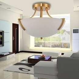 Rustikk Hytte Vintage Mini-Stil Maleri Metall Pendellampe