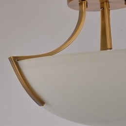 Rustikk Hytte Vintage Mini-Stil Maleri Metall Pendellampe