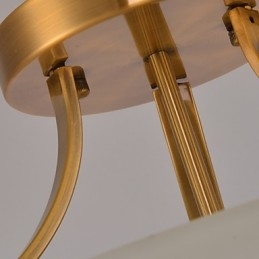 Rustikk Hytte Vintage Mini-Stil Maleri Metall Pendellampe