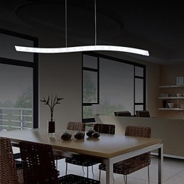 Moderne, Samtidskunstnerisk Krom Pendellampe