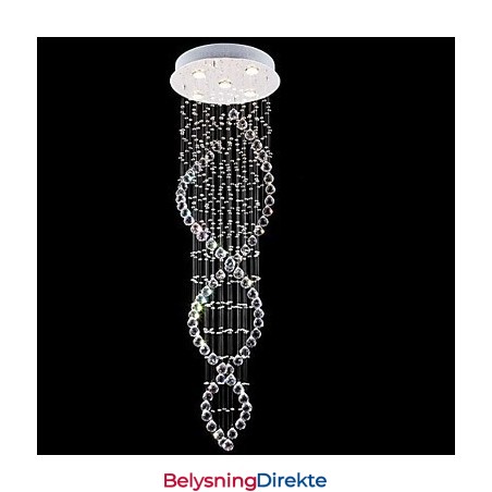 Moderne Samtids Tradisjonell Klassisk Rustikk Hytte Vintage Landlig Øy Krystall Galvanisert Metall Pendellampe