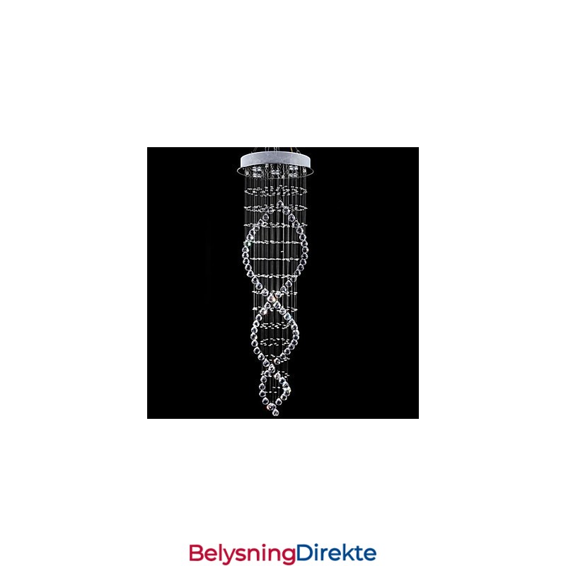 Moderne Samtids Tradisjonell Klassisk Rustikk Hytte Vintage Landlig Øy Krystall Galvanisert Metall Pendellampe