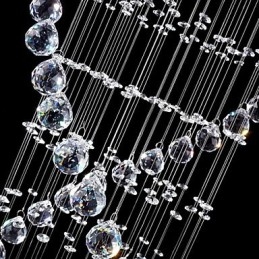 Moderne Samtids Tradisjonell Klassisk Rustikk Hytte Vintage Landlig Øy Krystall Galvanisert Metall Pendellampe