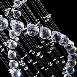 Moderne Samtids Tradisjonell Klassisk Rustikk Hytte Vintage Landlig Øy Krystall Galvanisert Metall Pendellampe