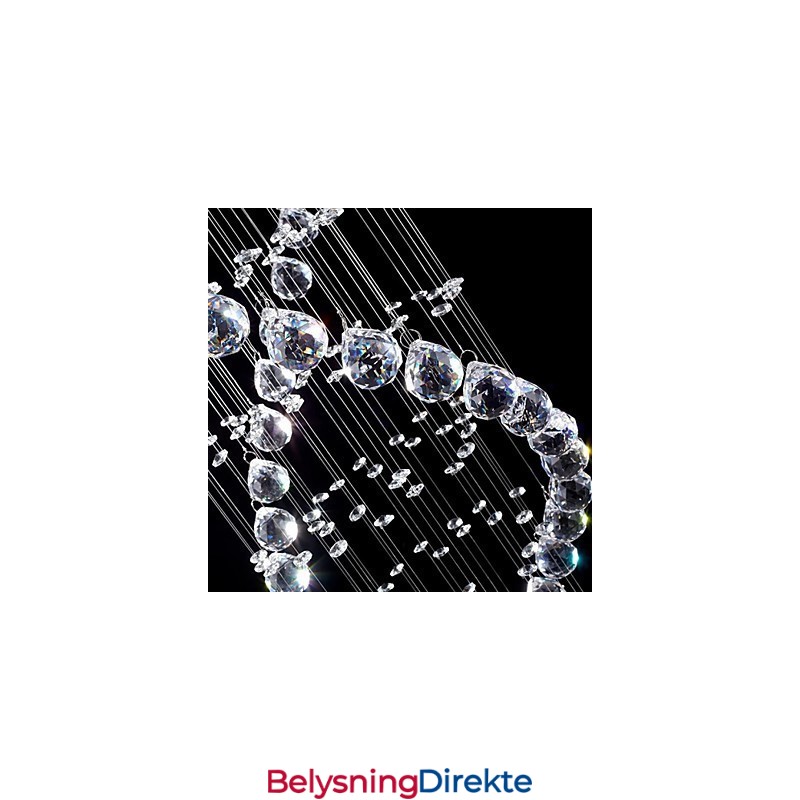 Moderne Samtids Tradisjonell Klassisk Rustikk Hytte Vintage Landlig Øy Krystall Galvanisert Metall Pendellampe