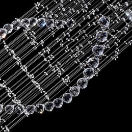 Moderne Samtids Tradisjonell Klassisk Rustikk Hytte Vintage Landlig Øy Krystall Galvanisert Metall Pendellampe