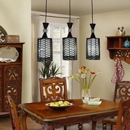 Stokken Lager Håndvevd Individualitet Kreativ Kunst Droplight Lampe Lys