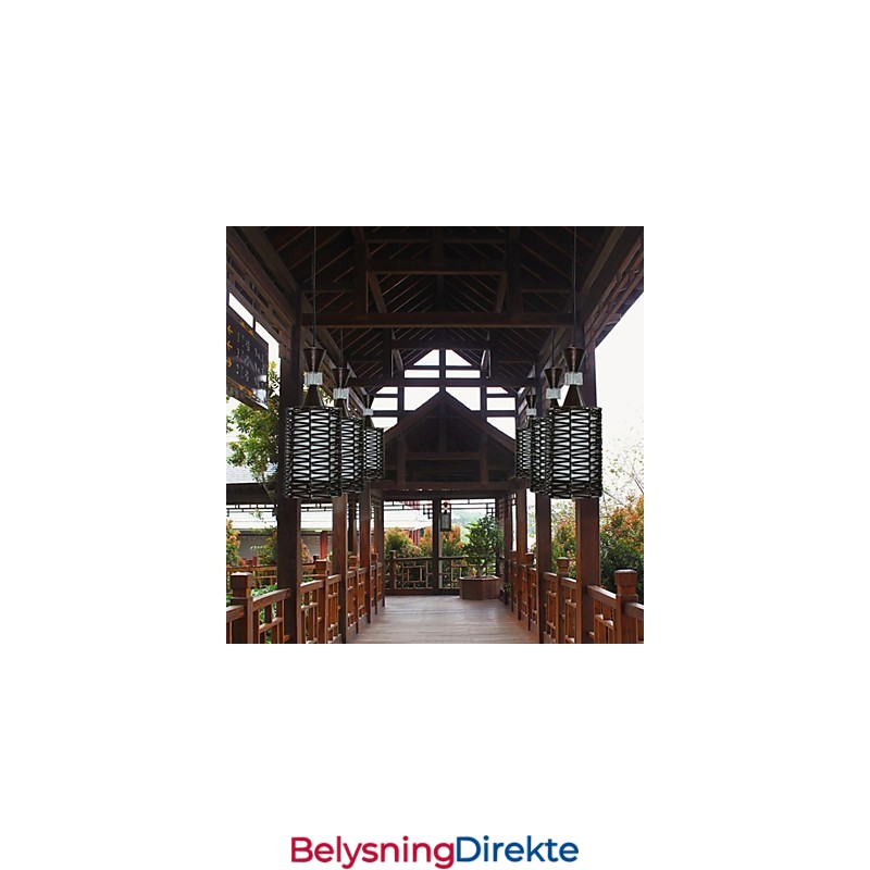 Stokken Lager Håndvevd Individualitet Kreativ Kunst Droplight Lampe Lys