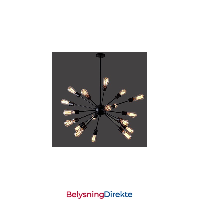 Loft Pendellampe Industriell Rustikk Lodge Vintage Retro Landlig Spisestue