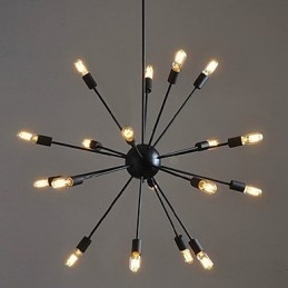 Loft Pendellampe Industriell Rustikk Lodge Vintage Retro Landlig Spisestue