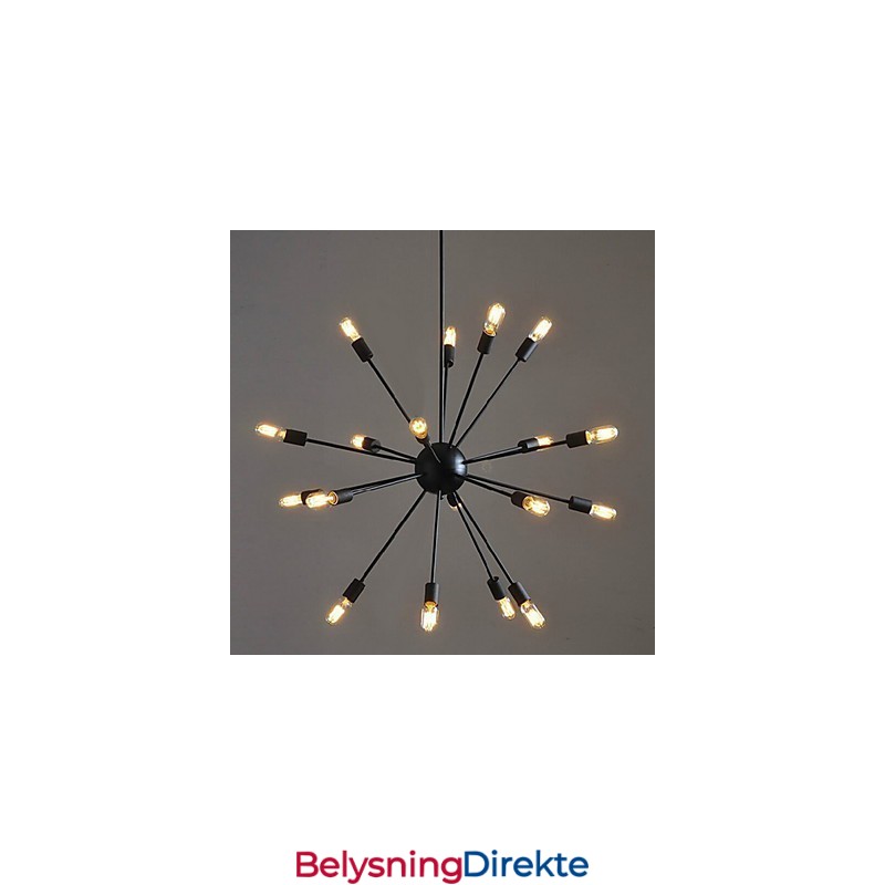 Loft Pendellampe Industriell Rustikk Lodge Vintage Retro Landlig Spisestue