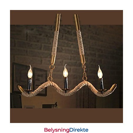 Tradisjonell Klassisk Vintage Retro Lanterne Landlig Galvanisert Metall Pendellampe