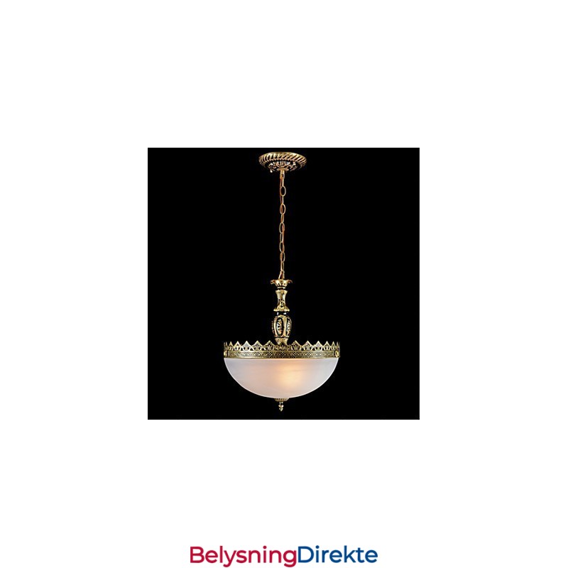 Tradisjonell Klassisk Vintage Retro Bronse Metall Pendellampe