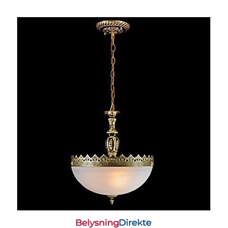 Tradisjonell Klassisk Vintage Retro Bronse Metall Pendellampe