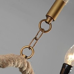 Tradisjonell Klassisk Vintage Retro Lanterne Landlig Galvanisert Metall Pendellampe