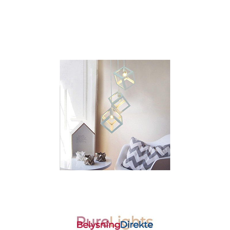 Retro Mini-Stil Maleri Metall Pendellampe