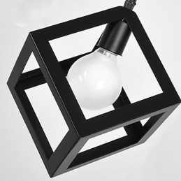 Retro Mini-Stil Maleri Metall Pendellampe