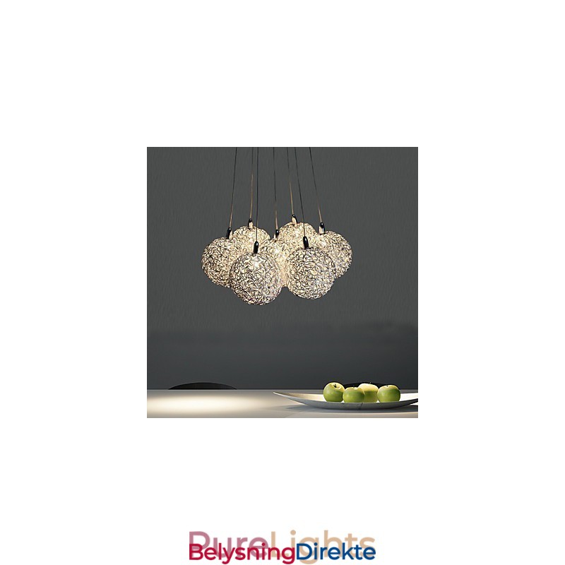 Moderne, Moderne Mini-Stil, Galvanisert Metallpendellampe