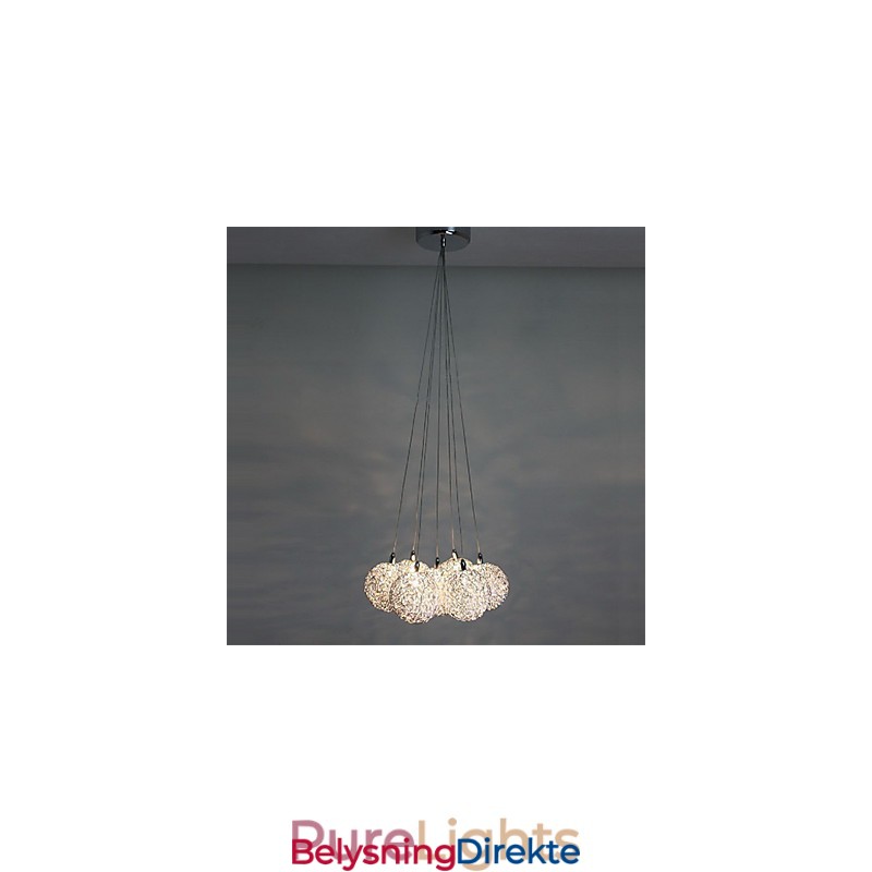 Moderne, Moderne Mini-Stil, Galvanisert Metallpendellampe