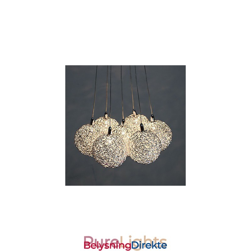 Moderne, Moderne Mini-Stil, Galvanisert Metallpendellampe