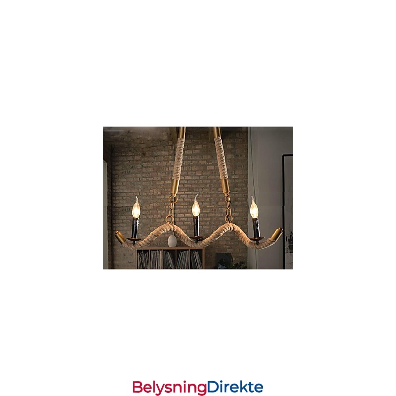 Tradisjonell Klassisk Vintage Retro Lanterne Landlig Galvanisert Metall Pendellampe