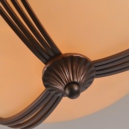 Rustikk Hytte Vintage Mini-Stil Maleri Metall Pendellampe