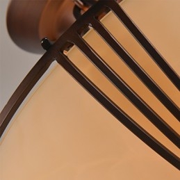 Rustikk Hytte Vintage Mini-Stil Maleri Metall Pendellampe